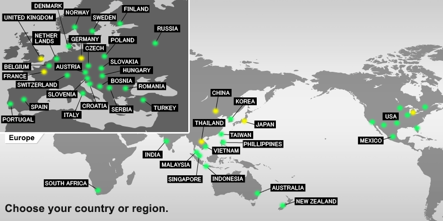 Global Network　Map